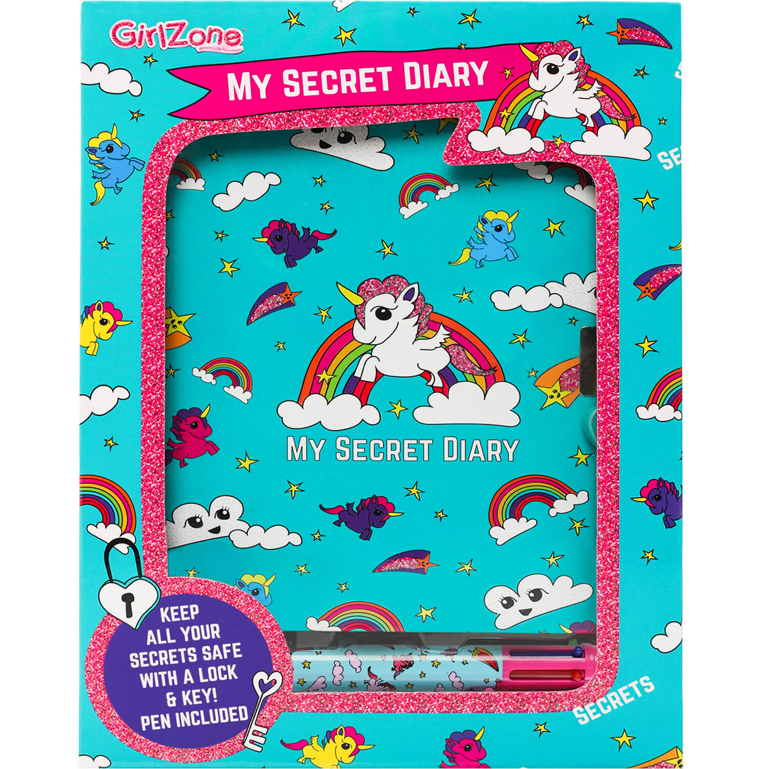 Girls’ lockable diary, Lockable diary for girls