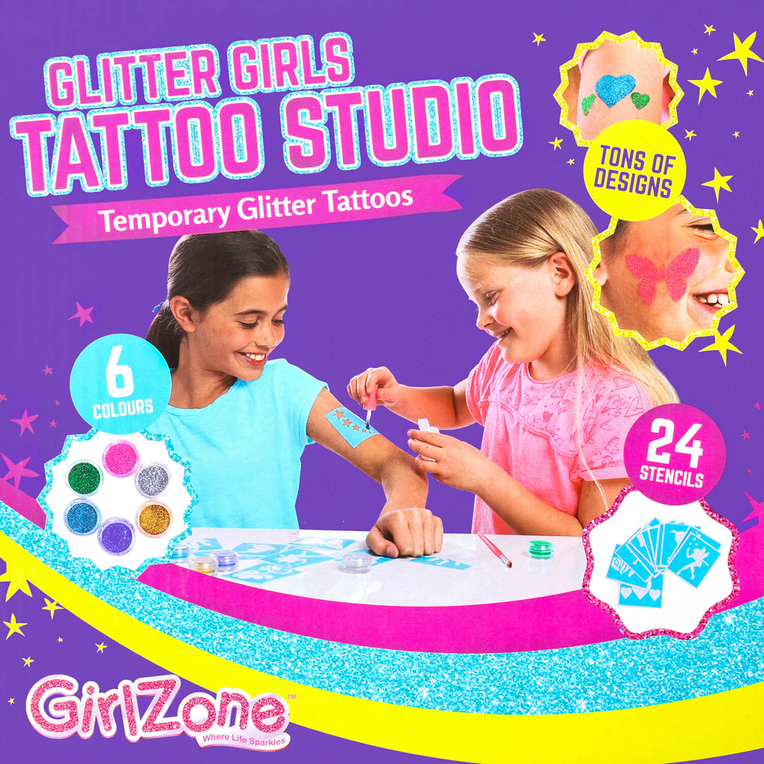 Girls Glitter Tattoo Studio boxfront-2