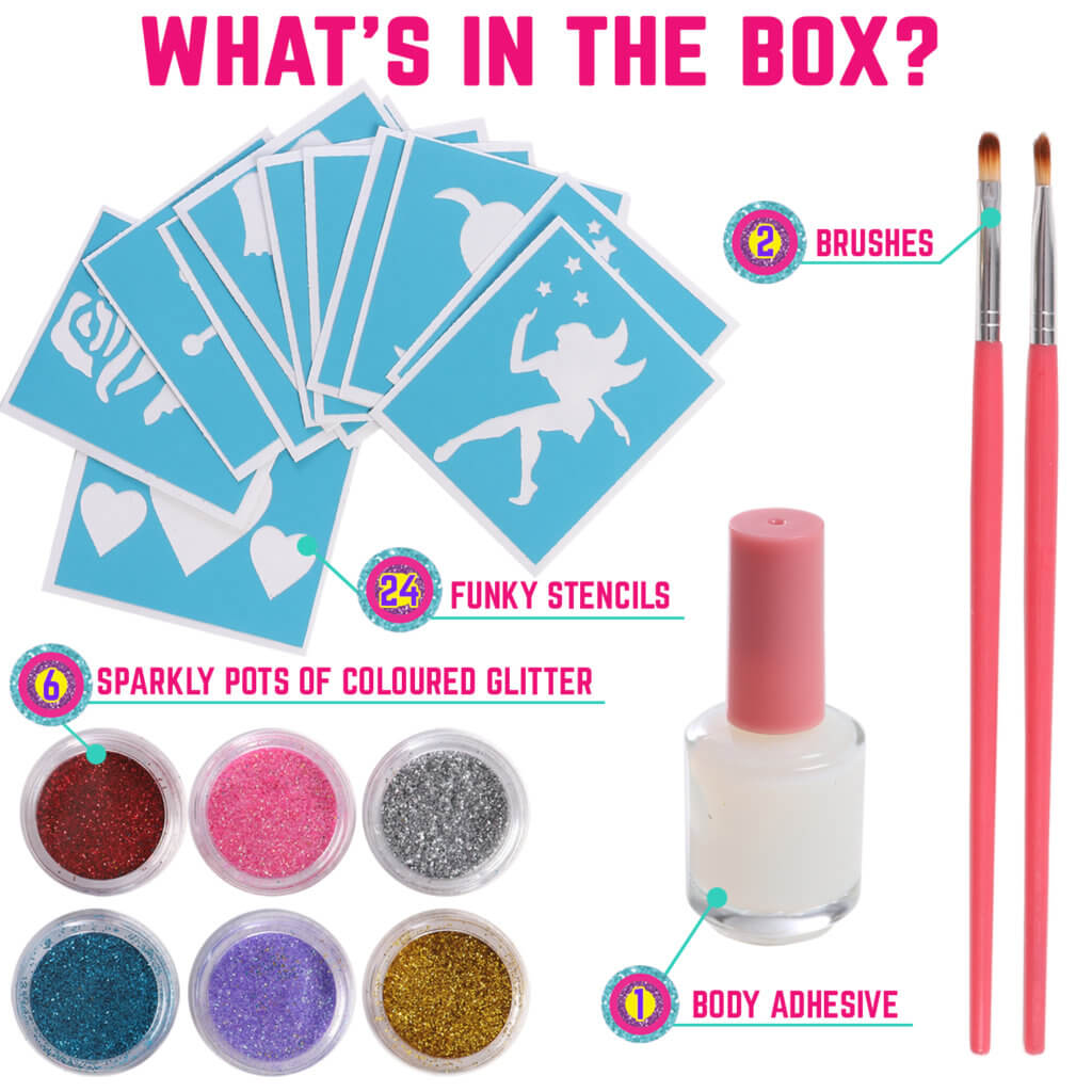 Glitter Tattoo Kit - info image
