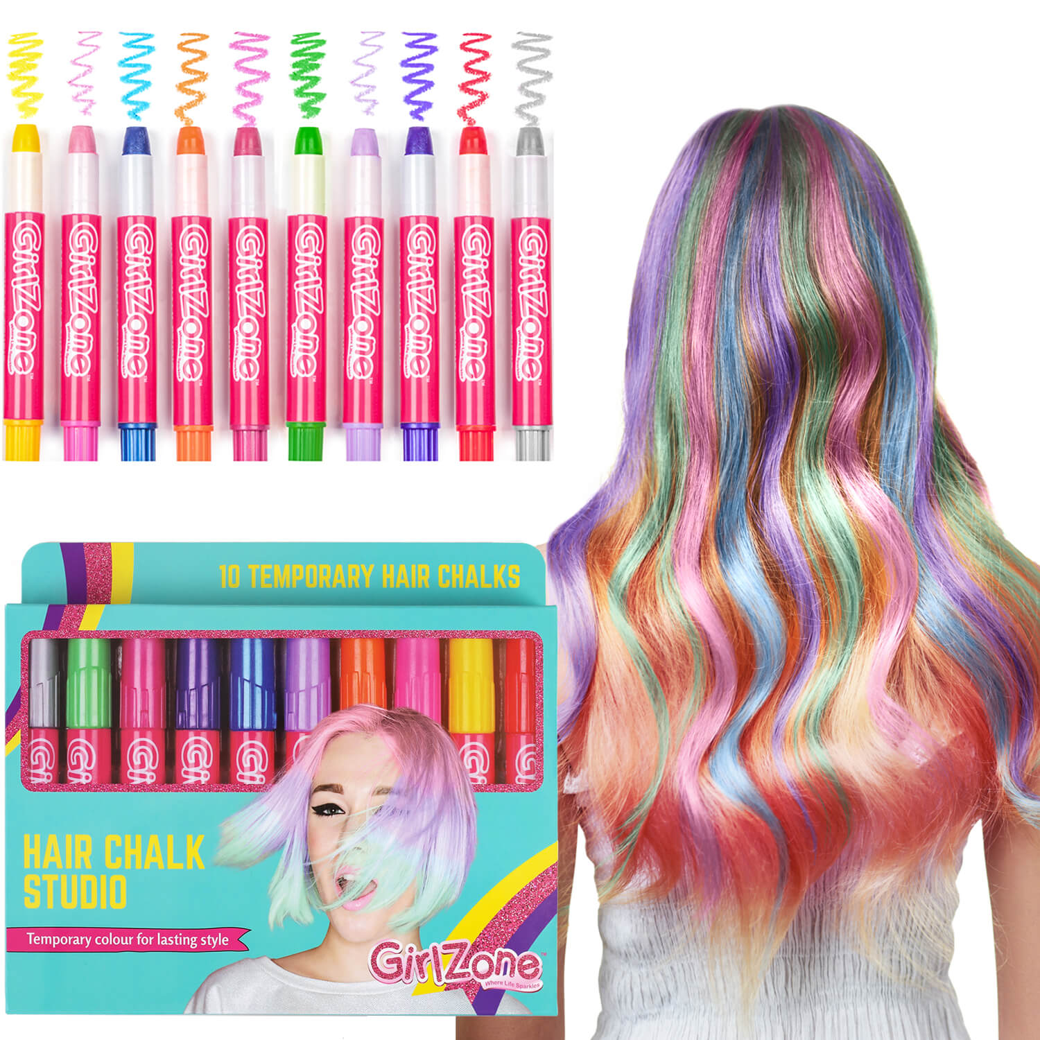 Temporary Hair Chalks For Girls Girlzone Us