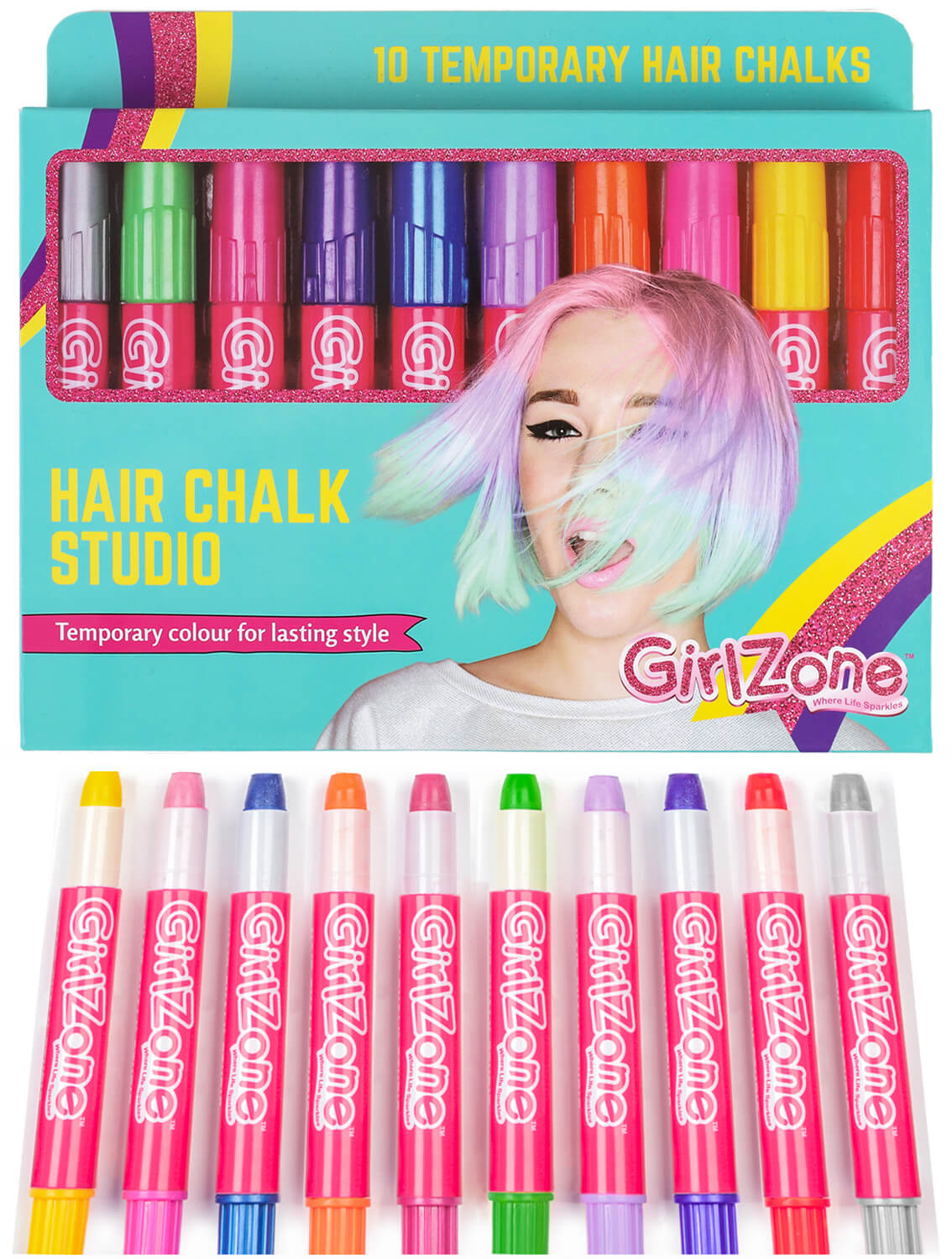 Temporary Hair Chalks For Girls Girlzone Us