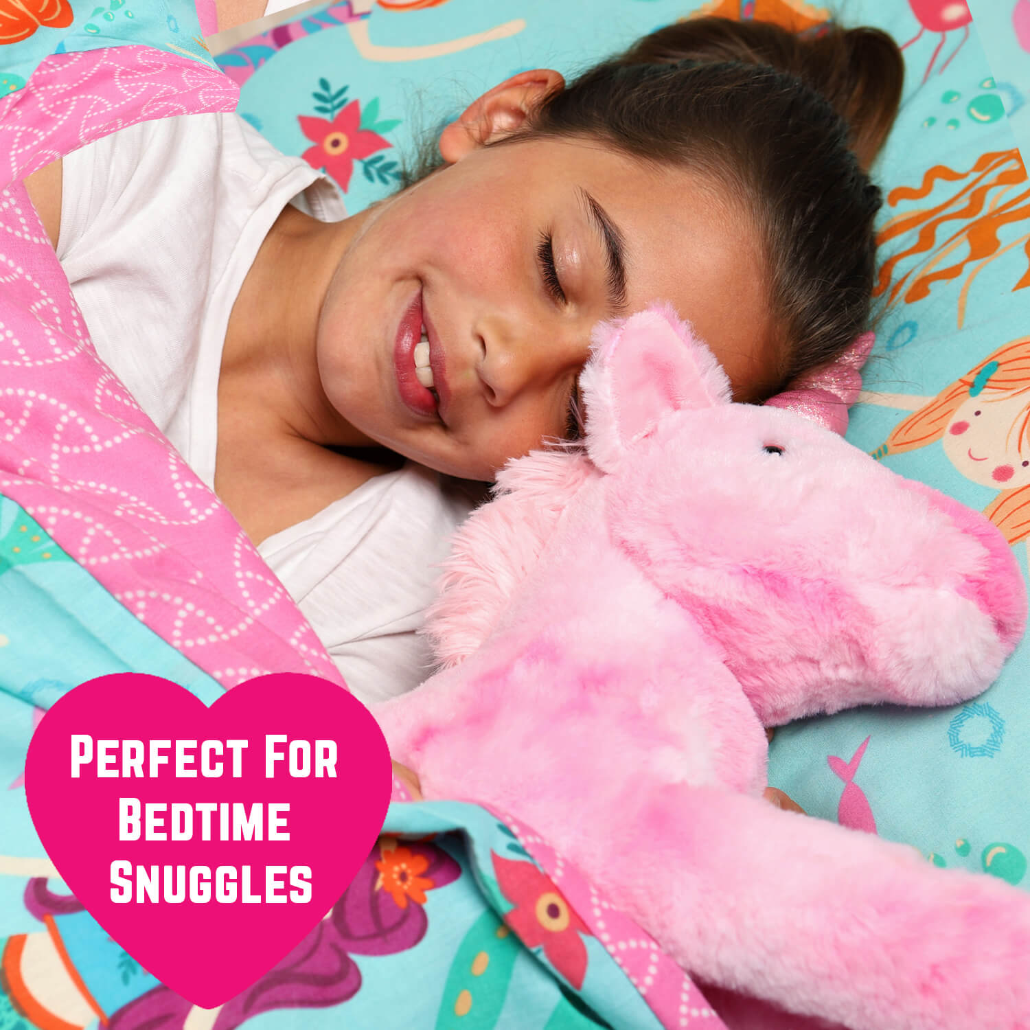 GirlZone Stuffed Pink Plush Unicorn for Girls Large 18 Inches Perfect size 