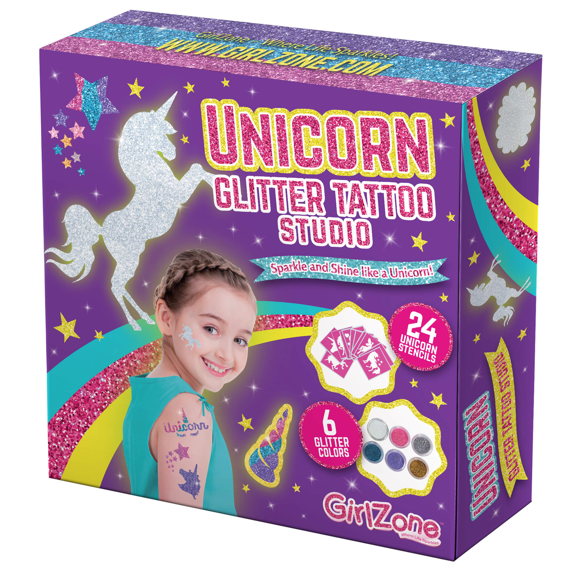 Unicorn Glitter Tattoo Studio